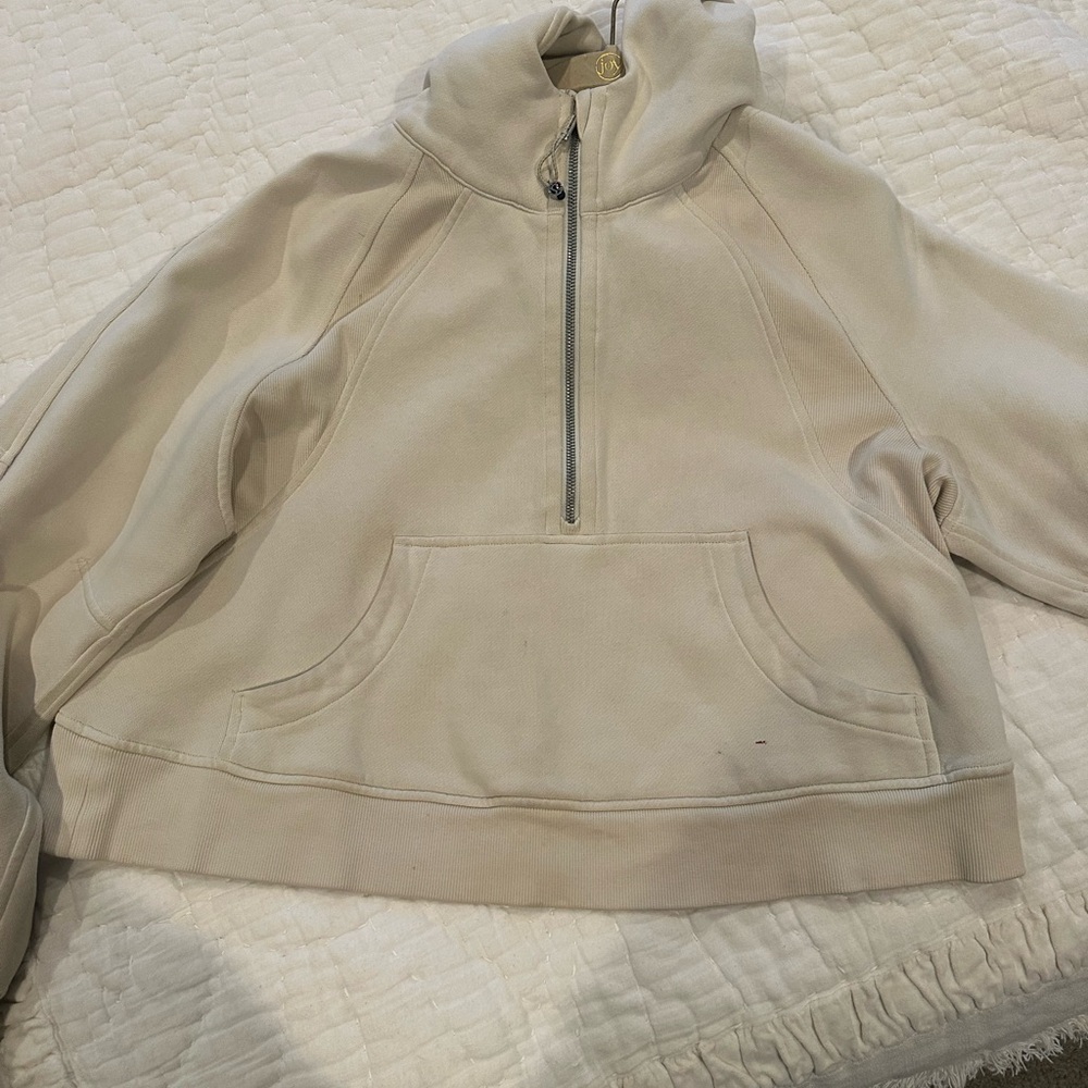 Lululemon Scuba Half-Zip Crop Hoodie